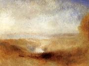 Joseph Mallord William Turner Landscape with Juntion of the Severn and the Wye oil painting artist
